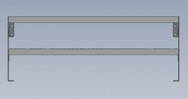 Preview: Außentreppe / Stahltreppe mit 2 Stufen zur Wandmontage
