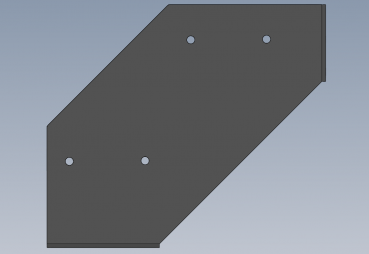 Preview: Außentreppe / Stahltreppe mit 2 Stufen zur Wandmontage