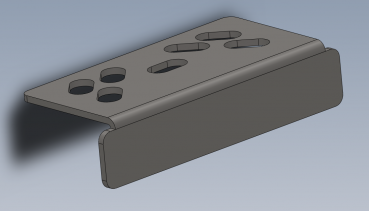 Endstück, Abdeckplatte E1, für Drainagerinne 90mm, 120mm, 140mm  und 190mm