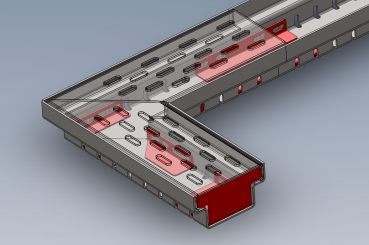 Preview: 90° Eckverbindungset für Drainagerinne Einlaufbreite 90mm, 120mm, 140mm und 190mm
